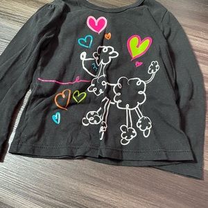 Long sleeve black tee